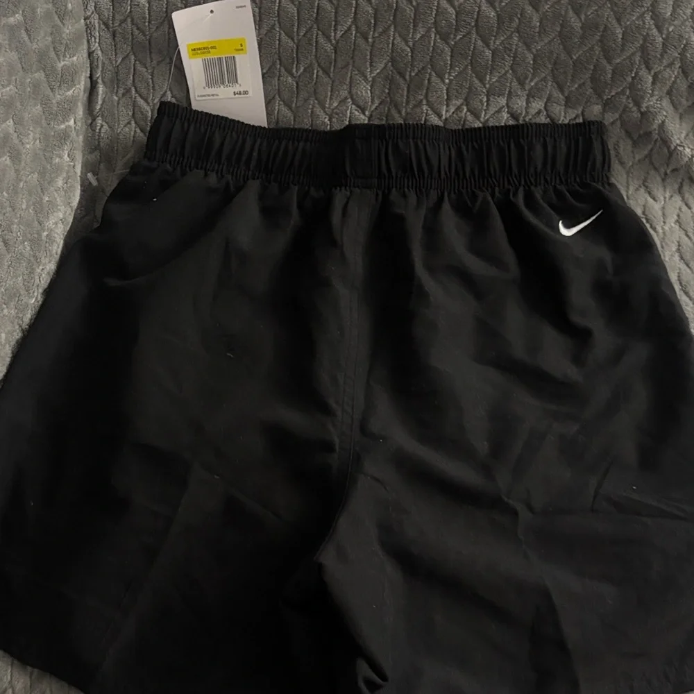 Nike Black Swim Trunks with Logo